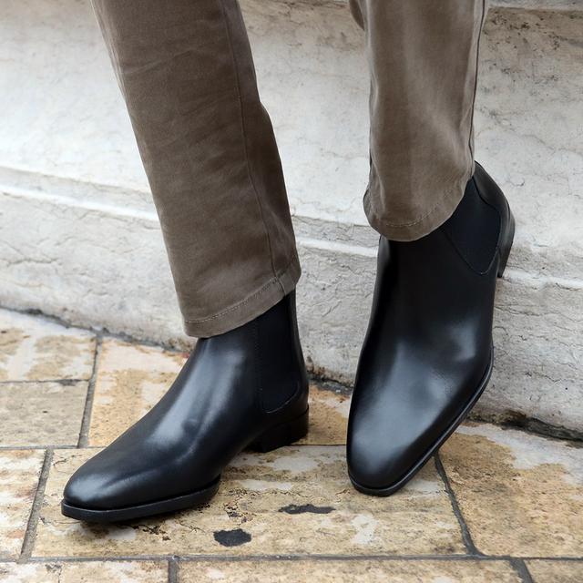 Bexley Botines de piel hombre - Negro - 44 on Productcaster.