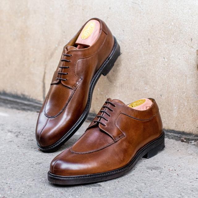 Bexley - Derbies homme cuir marron on Productcaster.