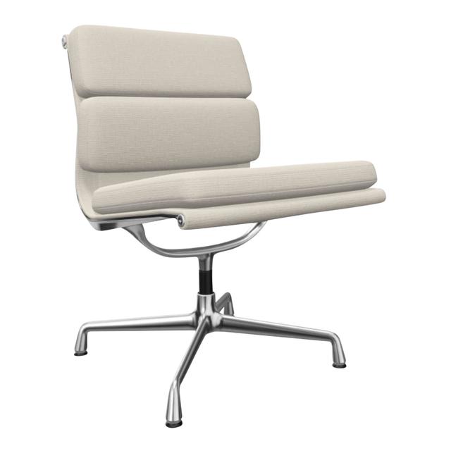 EA205 Soft Pad Fabric Chair Stuhl, Bezug stoff laser re, limone/senf, Höhe 81 cm, Untergestell poliert 1, Gleiter gleiter für teppichböden on Productcaster.