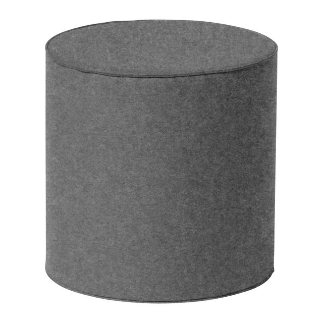 Rondo Hocker, Farbe schwarz, Grösse d. 40 cm on Productcaster.