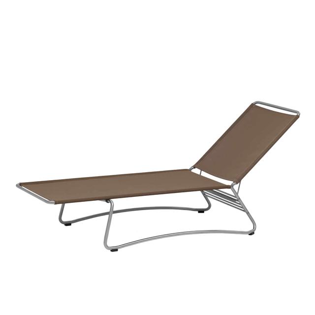 Balcony Liege, Bespannung batyline eden - grünblau meliert #e05, Gestell weiss 01 on Productcaster.