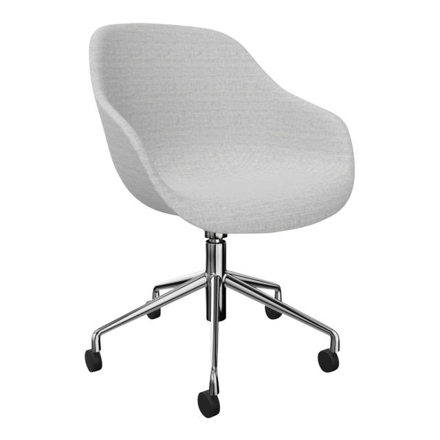 About a Chair AAC153 Bürodrehstuhl, Stoff 0223 remix by kvadrat, Untergestell Aluminium schwarz pulverbeschichtet on Productcaster.