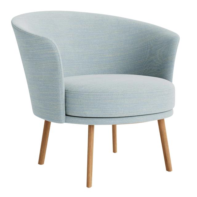 Dorso Sessel, Stoff 0823 remix by kvadrat, Untergestell stahl, pulverbeschichtet schwarz on Productcaster.