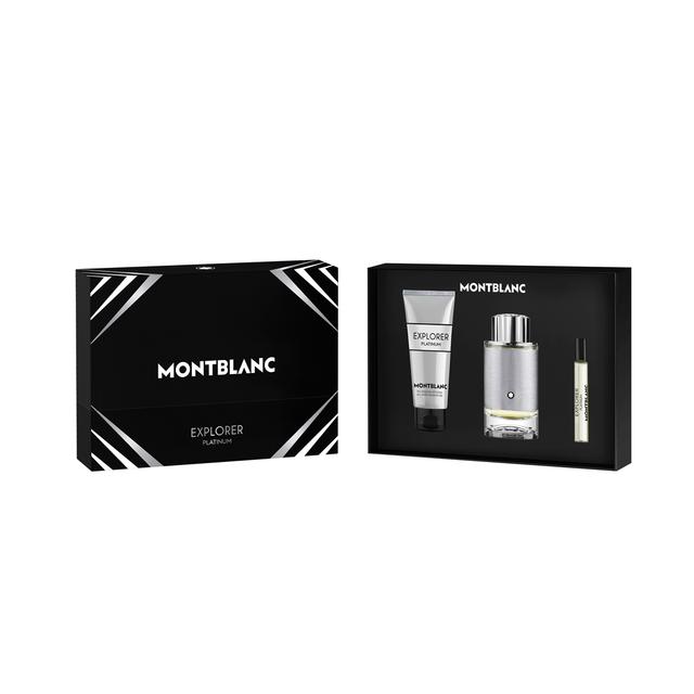 Montblanc - Set Explorer Platinum - Eau de Parfum 100 ml + 7.5 ml + Douchegel 100 ml on Productcaster.