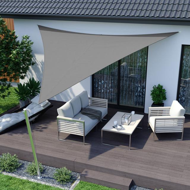 Toldo Vela, Impermeable triangular, Antracita, 360x360x360 cm | Jarolift on Productcaster.