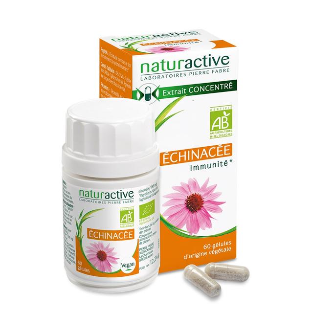 Naturactive Echinacée Bio 60 gélules - Fabriqué en France - Easypara on Productcaster.