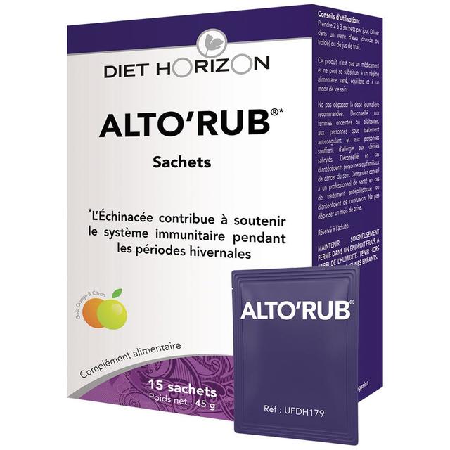 Alto'rub 15 Sachets Diet Horizon - Produit Bio - Certifié Cosmébio - Easypara on Productcaster.