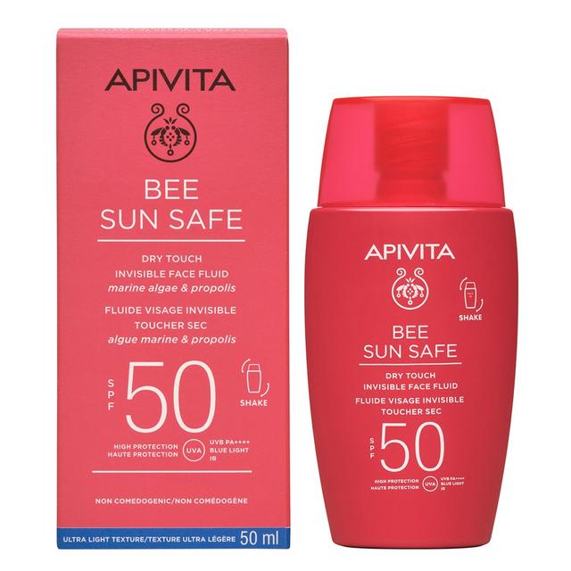 Fluide visage invisible SPF50 50ml Bee Sun Safe Apivita - Produit Bio - Certifié Cosmébio - Easypara on Productcaster.