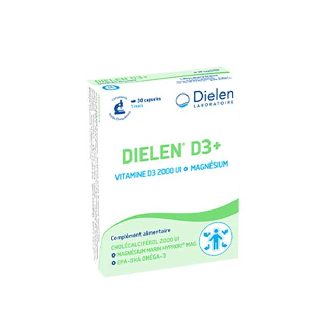 Dielen Vitamine D3 2000ui + magnésium 30 capsules - Easypara on Productcaster.