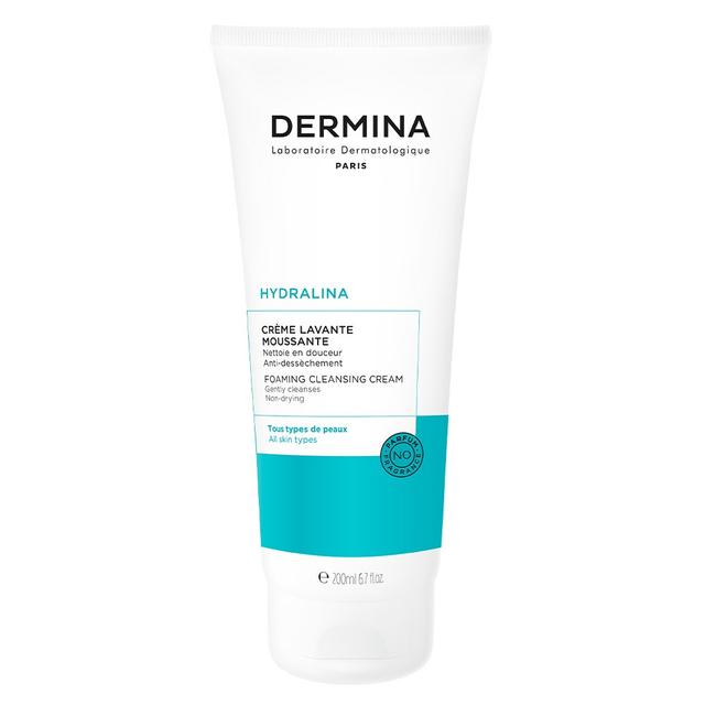 Dermina Hydralina Creme Lavante Moussante 200ml - Fabriqué en France - Easypara on Productcaster.