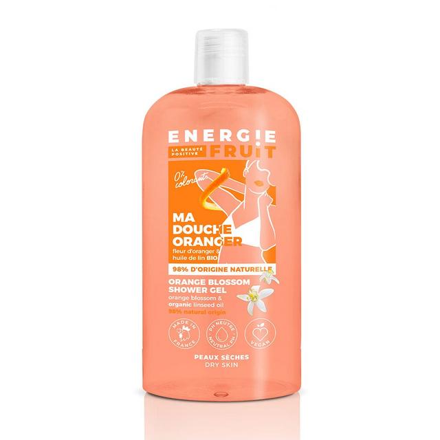 Gel Douche Ph Neutre Fleur D'oranger & Huile De Lin Bio 500ml Energie Fruit - Fabriqué en France - Certifié Cosmébio - Easypara on Productcaster.