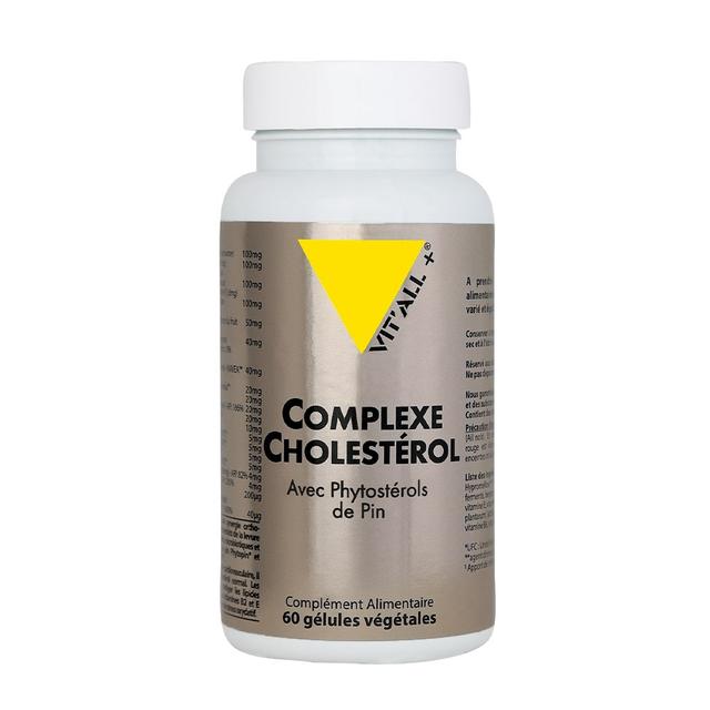 Complexe Cholestérol 60 Gélules Vit'All+ - Produit Bio - Certifié Cosmébio - Easypara on Productcaster.