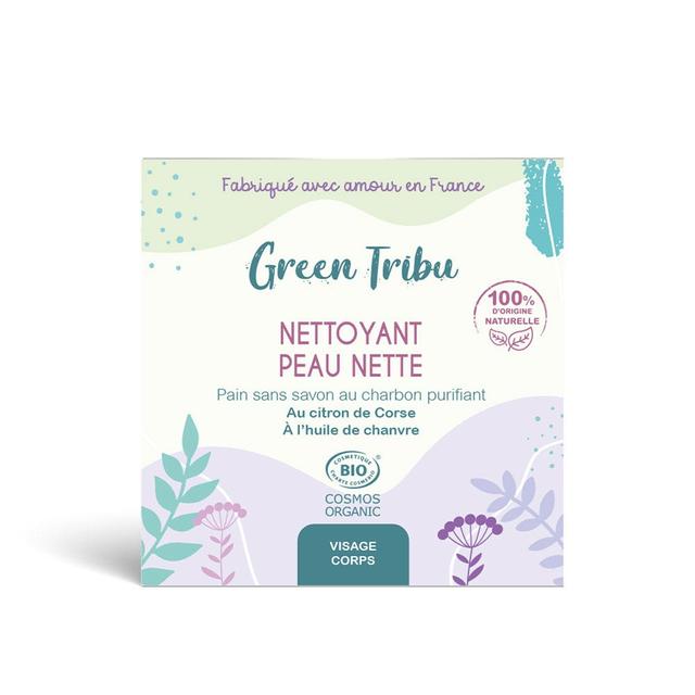 Nettoyant Peau Nette 110g Green Tribu - Fabriqué en France - Produit Bio - Certifié Cosmébio - Easypara on Productcaster.