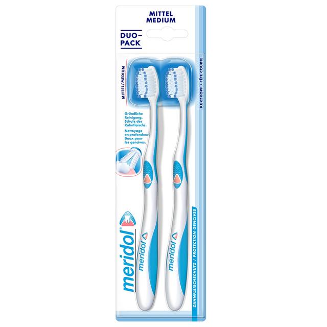 Brosse A Dents X2 Medium Meridol - Produit Bio - Certifié Cosmébio - Easypara on Productcaster.