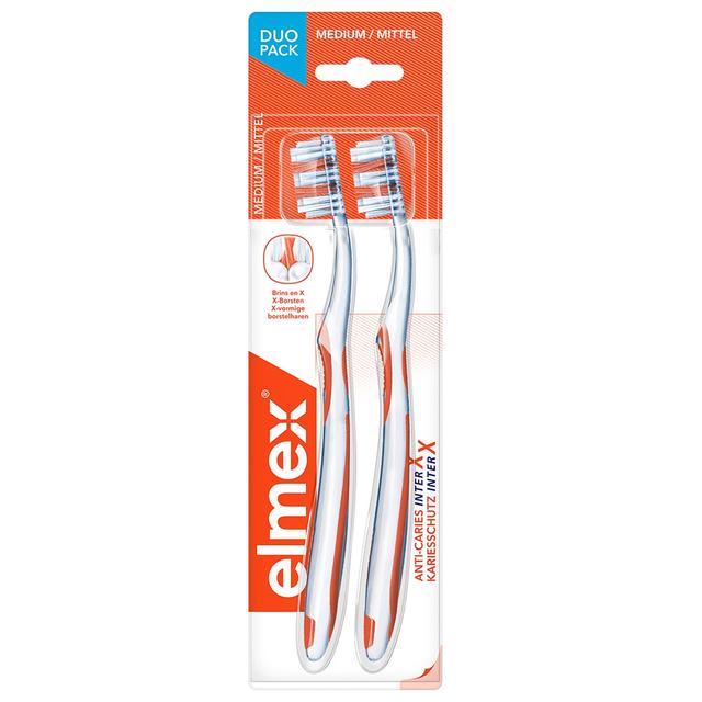 Elmex Anti-caries Inter X Brosse A Dents Medium X2 - Easypara on Productcaster.