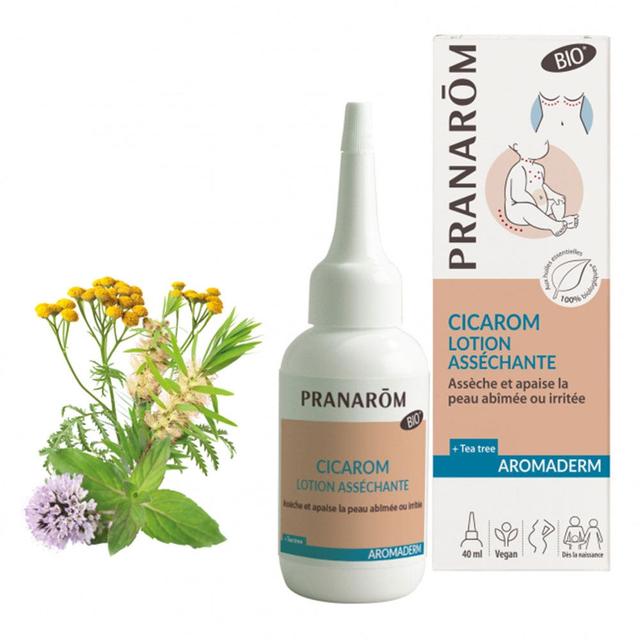 Cicarom Lotion Asséchante Bio 40ml Aromaderm Pranarôm - Certifié Cosmébio - Easypara on Productcaster.