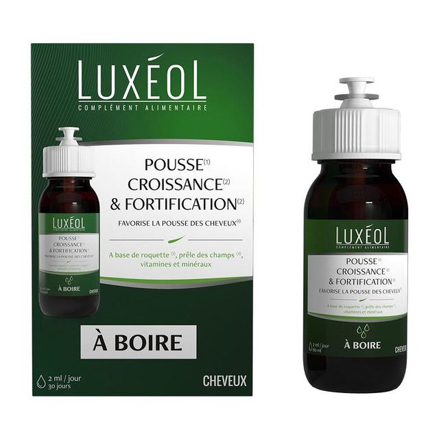 Pousse Croissance & Fortification à boire 60ml Luxeol - Produit Bio - Certifié Cosmébio - Easypara on Productcaster.