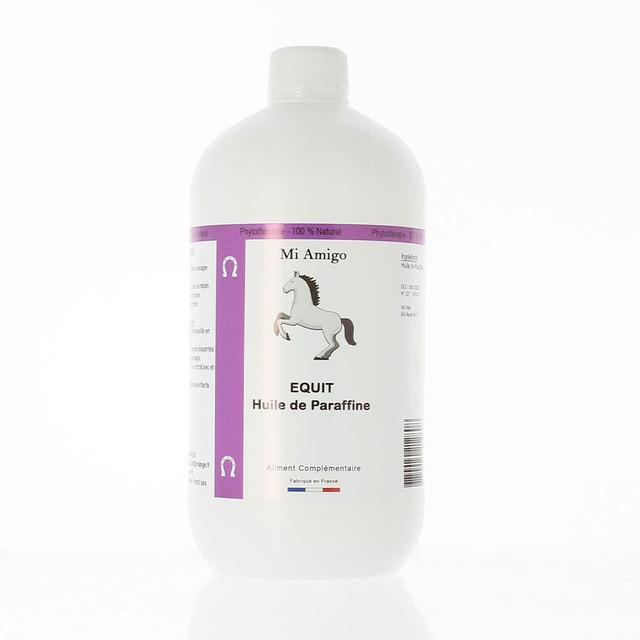 Equit Huile De Paraffine 1l Mi Amigo - Produit Bio - Certifié Cosmébio - Easypara on Productcaster.