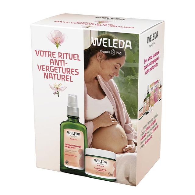 Weleda Maternite Coffret Rituel Vergetures Huile et Baume - Produit Bio - Easypara on Productcaster.