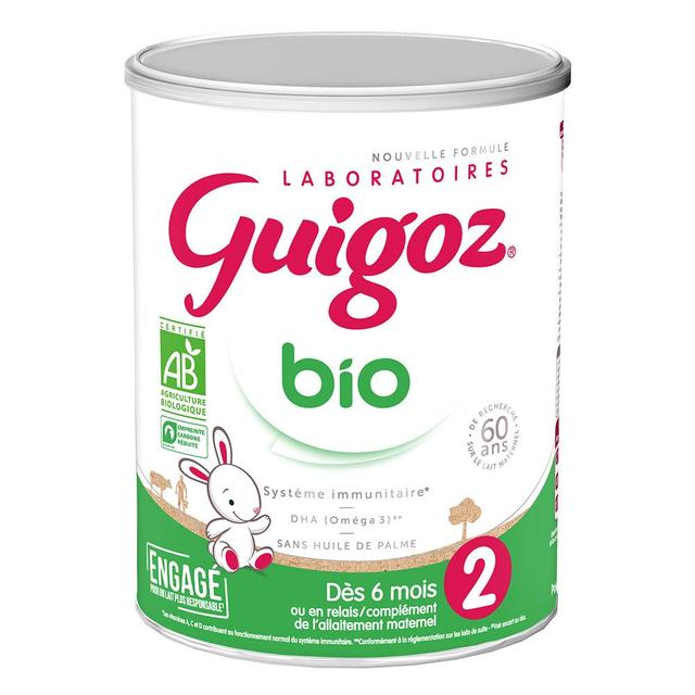 Guigoz Lait En Poudre Bio De 6 à12 Mois 800g - Easypara on Productcaster.