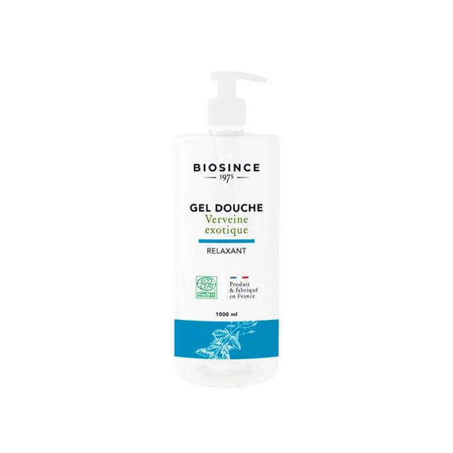 Gel Douche Verveine Exotique 1L Relaxant Tous Types de Peaux Bio Since 1975 - Fabriqué en France - Certifié Cosmébio - Easypara on Productcaster.