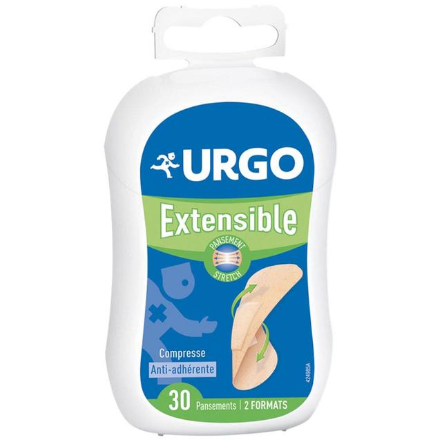 Pansements Extensible avec Compresse Anti-Adhérente X30 Premier Soin Urgo - Produit Bio - Certifié Cosmébio - Easypara on Productcaster.