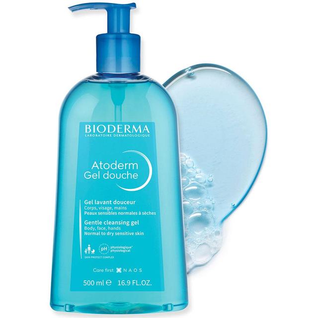 Gel Lavant Douceur 500ml Atoderm Peaux Sensibles Normales à Sèches Bioderma - Fabriqué en France - Certifié Cosmébio - Easypara on Productcaster.