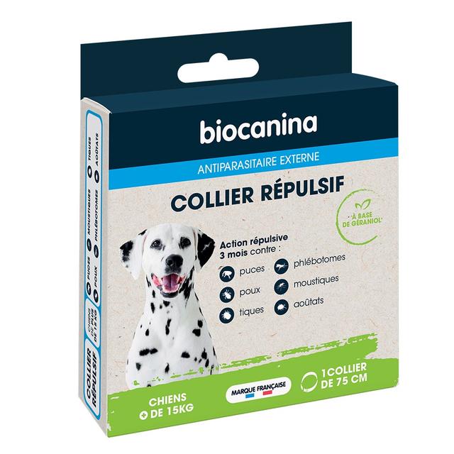 Biocanina Collier répulsif chien >15kg x1 - Easypara on Productcaster.