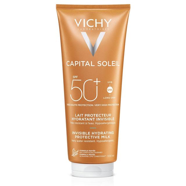 Lait Protecteur Hydratant Invisible SPF50+ 300ml Capital Soleil Vichy - Fabriqué en France - Produit Bio - Easypara on Productcaster.