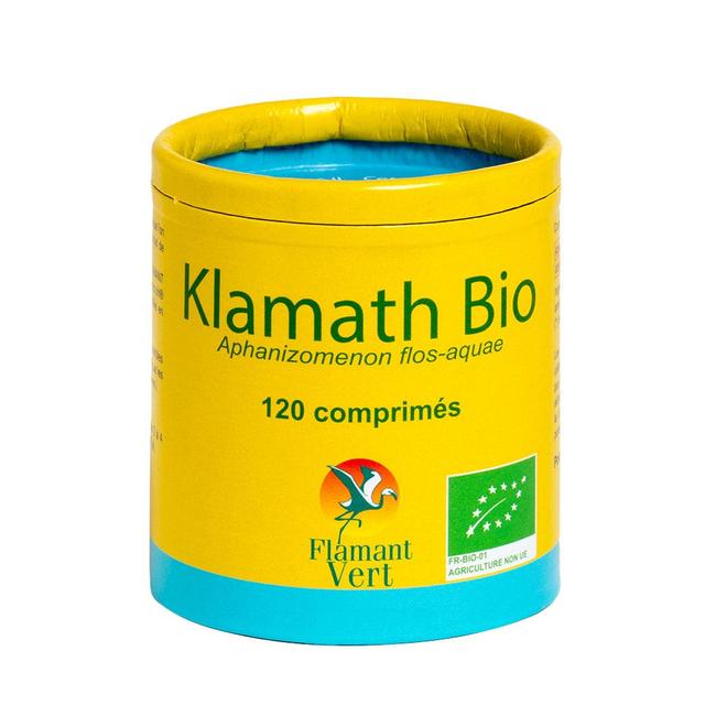 Klamath 120 Comprimes Flamant Vert - Produit Bio - Certifié Cosmébio - Easypara on Productcaster.