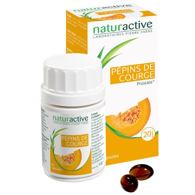 Naturactive Huile De Pepins De Courge 60 Capsules - Fabriqué en France - Easypara on Productcaster.