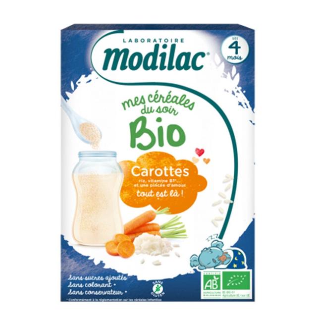 Modilac Mes Céréales Du Soir Dès 4 Mois 250g - Fabriqué en France - Produit Bio - Easypara on Productcaster.