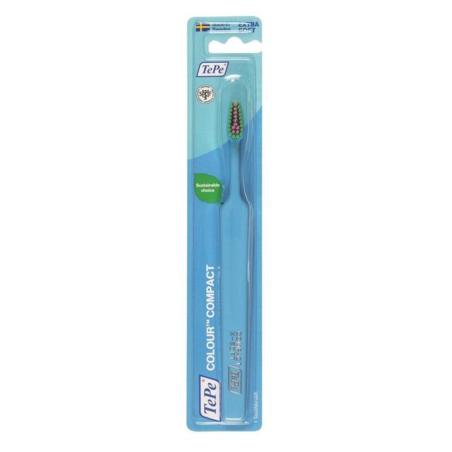 Brosse à Dents Extra Souple Colour Soft Compact Tepe - Produit Bio - Certifié Cosmébio - Easypara on Productcaster.