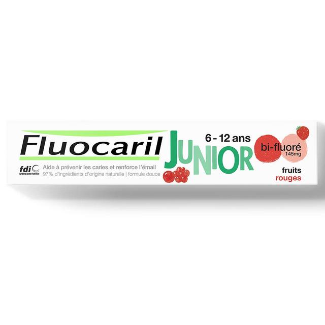 Fluocaril Dentifrice Junior Gel Fruits Rouges 6-12 Ans 75ml - Easypara on Productcaster.