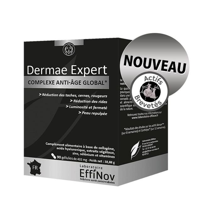 Dermae expert 90 gélules Effinov Nutrition - Fabriqué en France - Produit Bio - Certifié Cosmébio - Easypara on Productcaster.