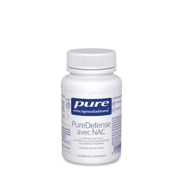 Pure Encapsulations - PureDefense avec NAC 60 gélules Pure Encapsulations - Produit Vegan - Easypara on Productcaster.