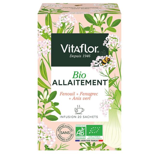 Vitaflor Tisane Allaitement Bio 20 Sachets - Easypara on Productcaster.