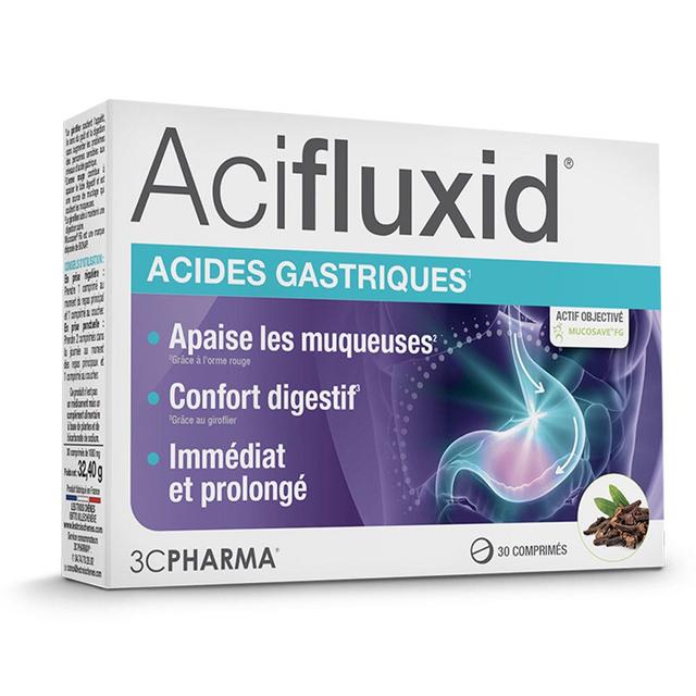 3C Pharma Acifluxid 30 comprimés - Easypara on Productcaster.