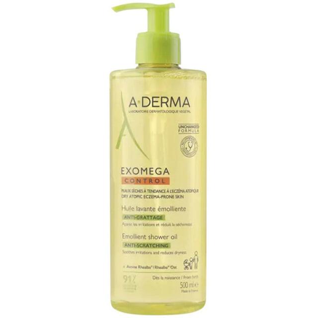 A-Derma Exomega Control Huile Lavante Emolliente Anti-grattage 500ml - Fabriqué en France - Easypara on Productcaster.