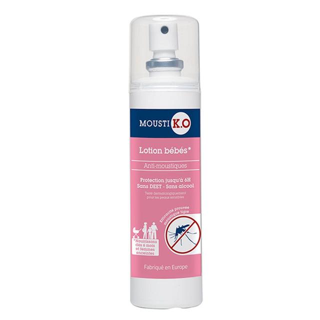 Mousti K.O Lotion Anti-moustiques Dès 6 Mois 100 ml - Easypara on Productcaster.