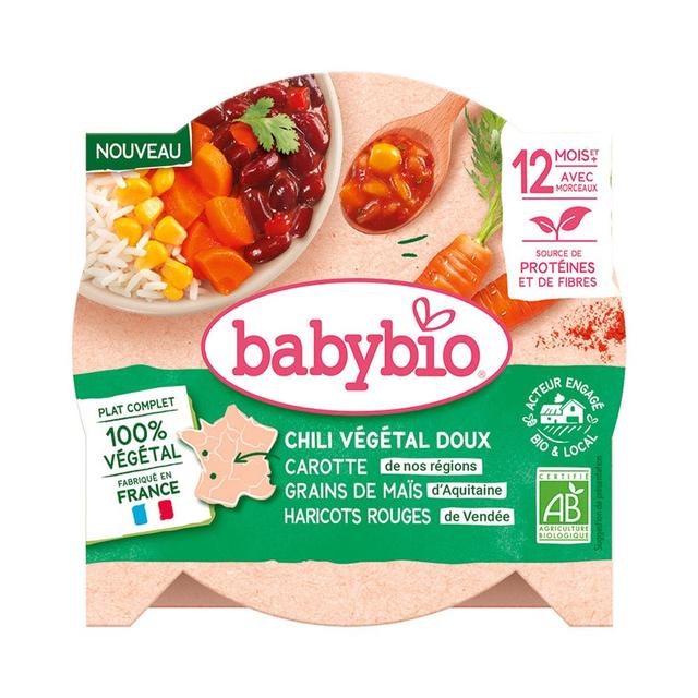 Babybio 100% Végétal Plat Complet Bio Dès 12 Mois Avec Morceaux 230g - Fabriqué en France - Easypara on Productcaster.