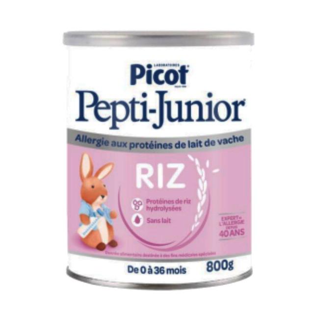 Picot Pepti Junior Riz Allergies Lait de Vache 0 à 36 Mois 800g - Easypara on Productcaster.