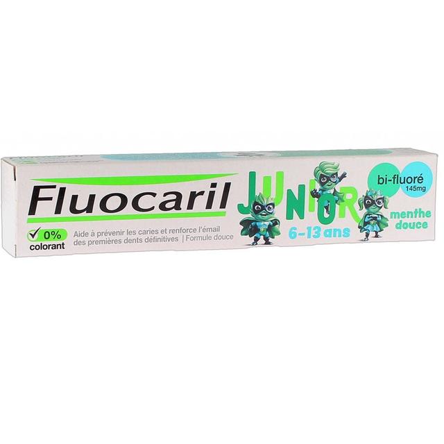 Fluocaril Dentifrice Junior Bi-Fluoré Menthe Douce 6 - 13 ans 75ml - Easypara on Productcaster.