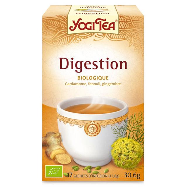 Digestion 17 Sachets Yogi Tea - Produit Bio - Certifié Cosmébio - Easypara on Productcaster.