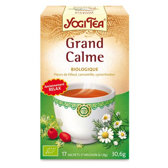 Grand Calme 17 Sachets Yogi Tea - Produit Bio - Certifié Cosmébio - Easypara on Productcaster.