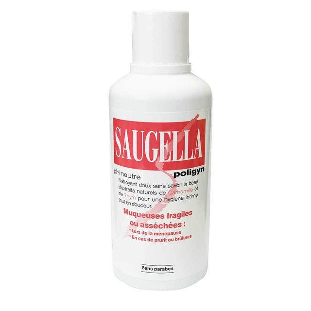 Nettoyant Doux 500ml Poligyn Muqueuses Fragiles Ou Assechees Saugella - Produit Bio - Certifié Cosmébio - Easypara on Productcaster.