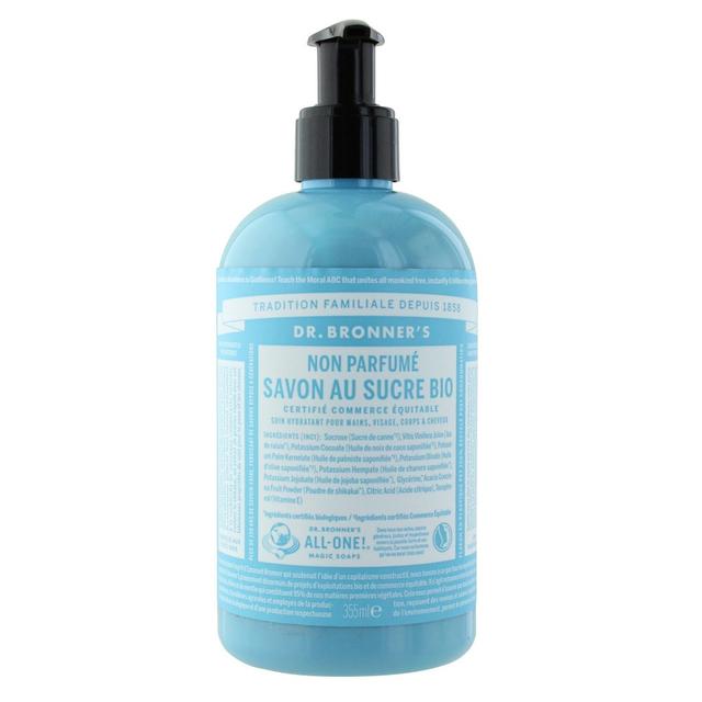 Dr Bronner'S Savon Liquide Non Parfume 355ml - Produit Bio - Easypara on Productcaster.