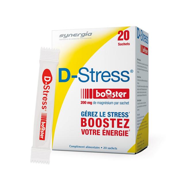 D-stress Booster 20 Sachets Synergia - Produit Bio - Certifié Cosmébio - Easypara on Productcaster.