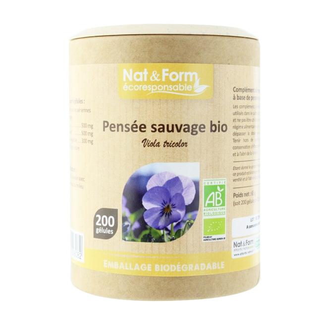 PENSEE SAUVAGE BIO 200 Gélules Nat&Form - Produit Bio - Easypara on Productcaster.