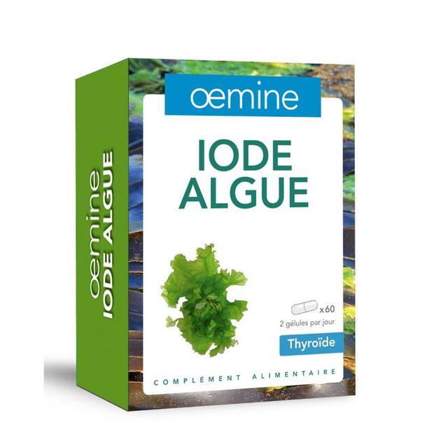 Iode Algue 60 Gelules Oemine - Produit Bio - Certifié Cosmébio - Easypara on Productcaster.